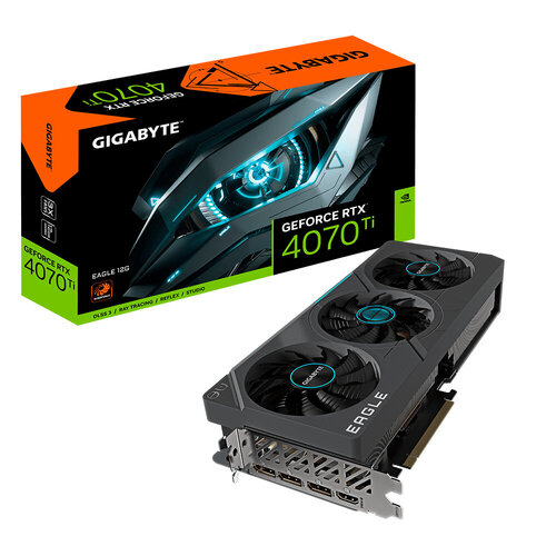 Περισσότερες πληροφορίες για "Gigabyte GeForce RTX 4070 Ti EAGLE 12G"