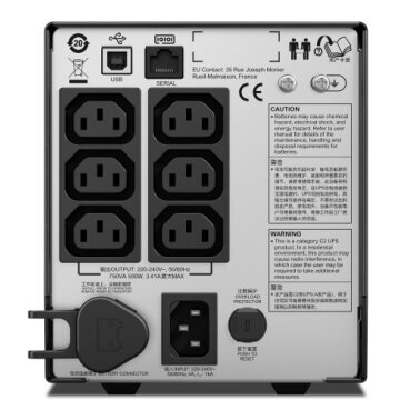 Περισσότερες πληροφορίες για "Schneider Electric SMC750I-CH (500W)"