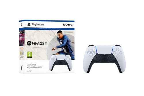 Περισσότερες πληροφορίες για "Sony DualSense + FIFA 23 (Άσπρο/Ενσύρματo & Ασύρματo)"