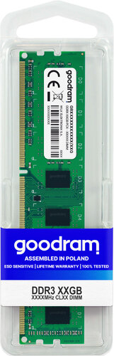 Περισσότερες πληροφορίες για "Goodram GR1333D3V64L9/8G (8 GB/DDR3/1333MHz)"