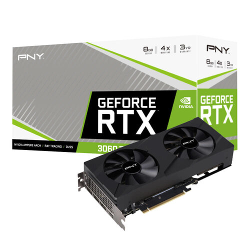 Περισσότερες πληροφορίες για "PNY 3060 Ti 8GB GDDR6X VERTO Dual Fan"