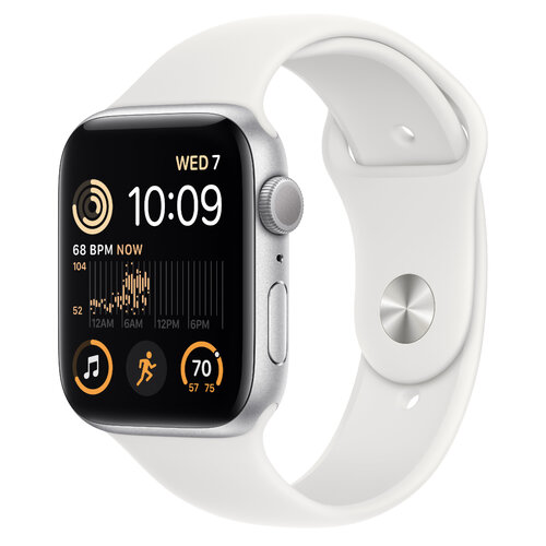 Περισσότερες πληροφορίες για "Apple Watch SE (44mm/Ασημί/Αλουμίνιο)"