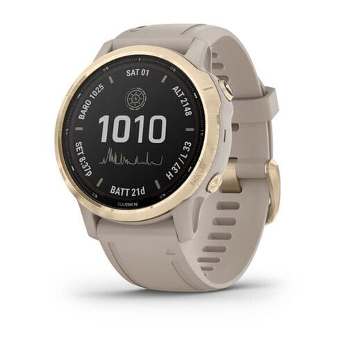 Περισσότερες πληροφορίες για "Garmin FENIX 6S PRO SOLAR (42mm/Μπεζ, Χρυσός (Χρυσό)/Ανοξείδωτο ατσάλι)"