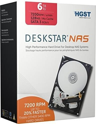 Περισσότερες πληροφορίες για "Western Digital Deskstar NAS v2 6TB 4 Pack"