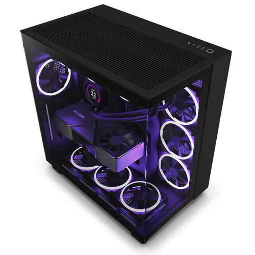 Περισσότερες πληροφορίες για "NZXT H9 All Black (Midi Tower/Μαύρο)"