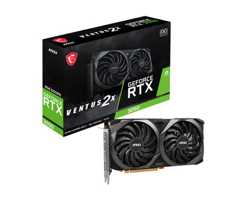 Περισσότερες πληροφορίες για "MSI GEFORCE RTX 3050 VENTUS 2X 8G OCV1"