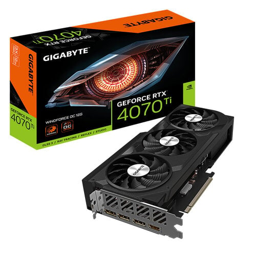 Περισσότερες πληροφορίες για "Gigabyte GeForce RTX 4070 Ti WINDFORCE OC 12G"