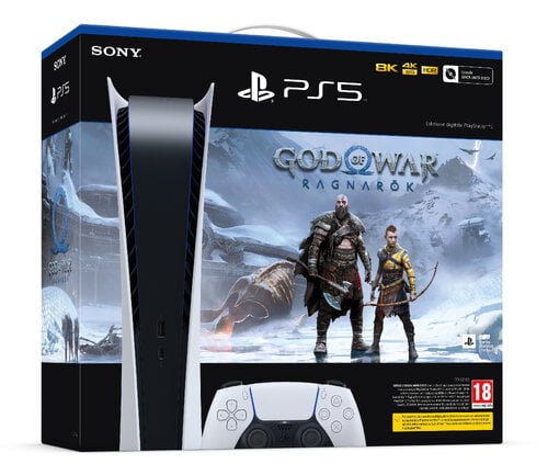 Περισσότερες πληροφορίες για "Sony PlayStation 5 Digital Edition + God of War Ragnarök"