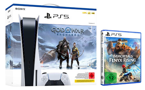 Περισσότερες πληροφορίες για "Sony PlayStation 5 + God of War Ragnarök Immortals Fenyx Rising"