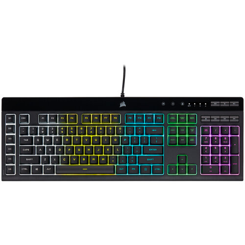 Περισσότερες πληροφορίες για "Corsair K55 RGB PRO LITE (Μαύρο/USB/RGB LED)"