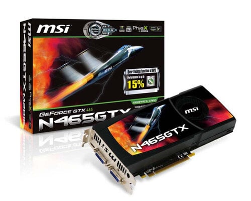 Περισσότερες πληροφορίες για "MSI GeForce GTX 465"