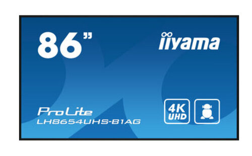 Περισσότερες πληροφορίες για "iiyama ProLite To Be Updated (85.6"/4K Ultra HD)"