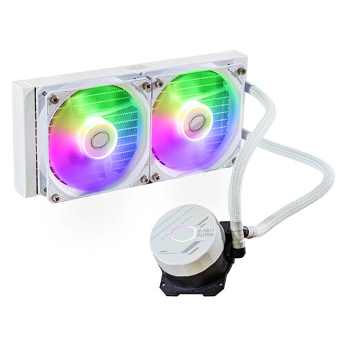 Περισσότερες πληροφορίες για "Cooler Master MasterLiquid 240L Core ARGB White"