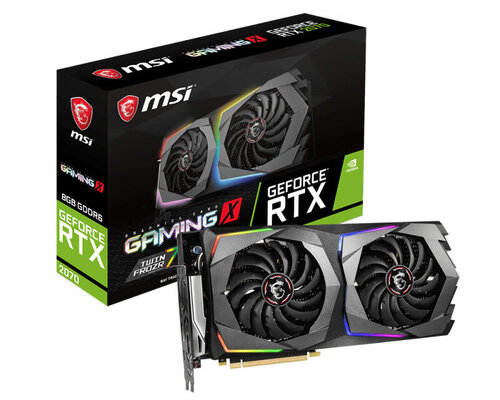 Περισσότερες πληροφορίες για "MSI GeForce RTX 2070 GAMING X 8G"