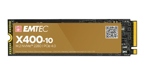 Περισσότερες πληροφορίες για "Emtec X400-10 (4 ΤΒ/PCI Express 4.0)"