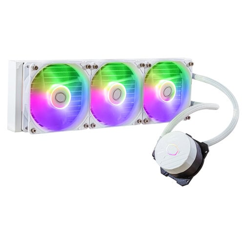 Περισσότερες πληροφορίες για "Cooler Master MasterLiquid 360L Core ARGB White"