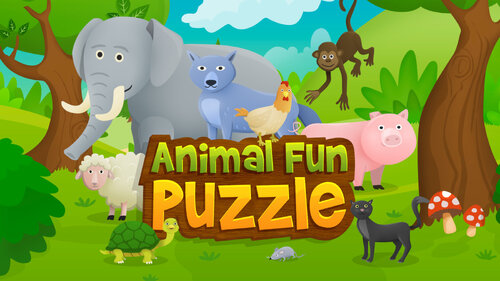 Περισσότερες πληροφορίες για "Animal Fun Puzzle - Preschool and kindergarten learning fun game for toddlers kids (Nintendo Switch)"