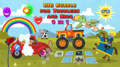 Περισσότερες πληροφορίες για "BIG Toddlers and Kids Bundle - 9 in 1 (Nintendo Switch)"