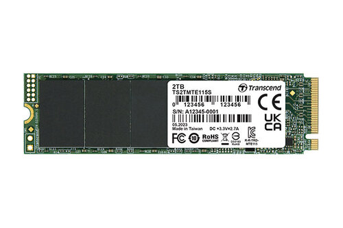 Περισσότερες πληροφορίες για "Transcend 115S (2 TB/PCI Express 3.0)"