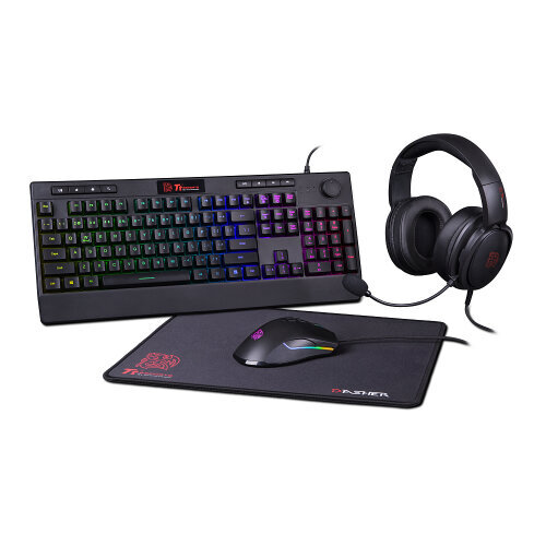 Περισσότερες πληροφορίες για "Thermaltake Tt eSPORTS 4 In 1 (Μαύρο/USB/RGB LED)"