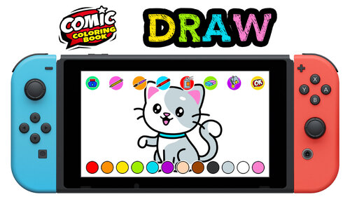 Περισσότερες πληροφορίες για "Comic Coloring Book: DRAW (Nintendo Switch)"