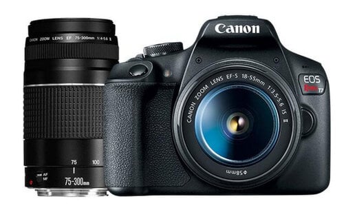 Περισσότερες πληροφορίες για "Canon EOS Rebel T7 EF-S 18-55mm f/3.5-5.6 III + 75- 300MM f/4 5.6"