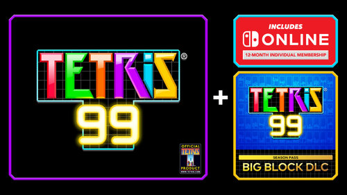 Περισσότερες πληροφορίες για "Tetris 99 + Big Block DLC Online Individual Membership (12 Months) (Nintendo Switch)"