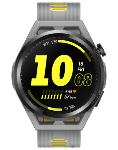 Περισσότερες πληροφορίες για "Huawei WATCH Runner (46mm/Γκρι, Κίτρινο/Πολυμερές)"