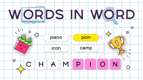Περισσότερες πληροφορίες για "Words in Word (Nintendo Switch)"