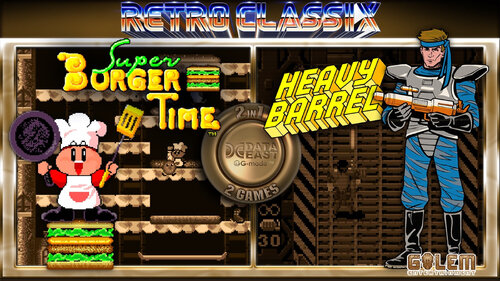 Περισσότερες πληροφορίες για "Retro Classix 2-in-1 Pack: Heavy Barrel & Super Burger Time (Nintendo Switch)"