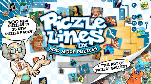 Περισσότερες πληροφορίες για "Piczle Lines DX 500 More Puzzles! (Nintendo Switch)"