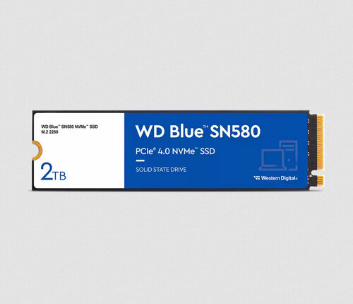 Περισσότερες πληροφορίες για "Western Digital Blue SN580 (2 TB GB/PCI Express 4.0)"