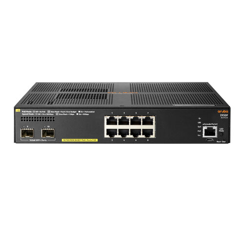 Περισσότερες πληροφορίες για "Aruba 2930F 8G PoE+ 2SFP+ TAA"