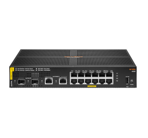 Περισσότερες πληροφορίες για "Aruba 6100 12G Class4 PoE 2G/2SFP+ 139W"