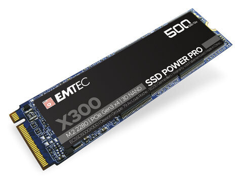Περισσότερες πληροφορίες για "Emtec X300 (500 GB/PCI Express 3.0)"