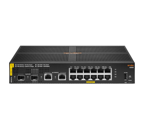 Περισσότερες πληροφορίες για "Aruba 6000 12G Class4 PoE 2G/2SFP 139W"