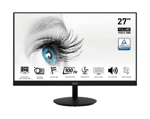 Περισσότερες πληροφορίες για "MSI Pro MP271A (27"/Full HD)"