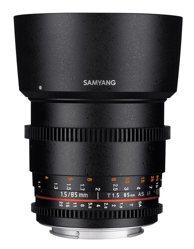 Περισσότερες πληροφορίες για "Samyang 85mm T1.5 VDSLR AS IF UMC II"