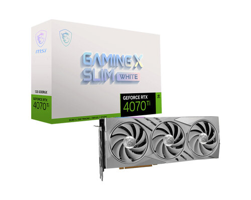 Περισσότερες πληροφορίες για "MSI GeForce RTX 4070 Ti GAMING X SLIM WHITE 12G"