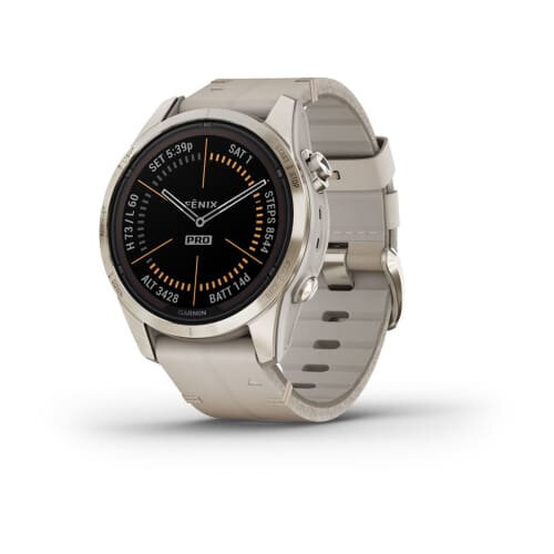 Περισσότερες πληροφορίες για "Garmin fēnix 7S Pro (41mm/Χρυσός (Χρυσό)/Πλαστικό Ενισχυμένο Με Ίνες (FRP), Ανοξείδωτο ατσάλι)"