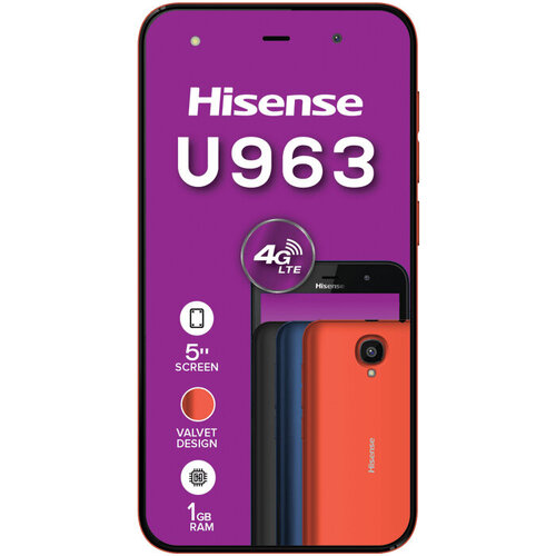 Περισσότερες πληροφορίες για "Hisense U963 (Μαύρο/8 GB)"