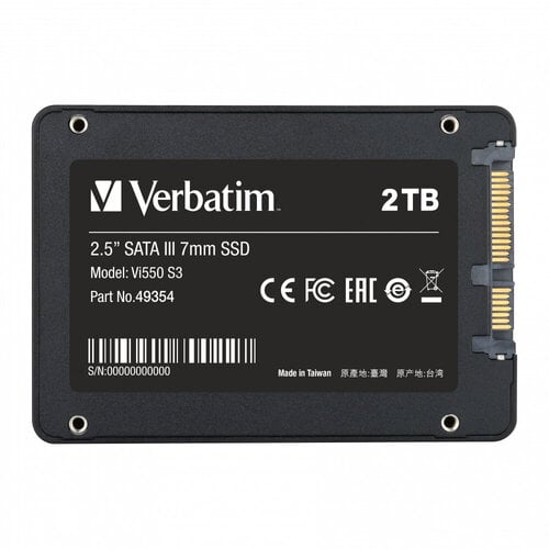 Περισσότερες πληροφορίες για "Verbatim Vi550 S3 (2 TB GB/SATA III)"