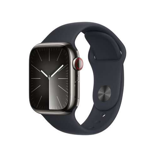 Περισσότερες πληροφορίες για "Apple Watch Series 9 (41mm/Γραφίτης/Ανοξείδωτο ατσάλι)"