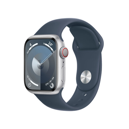 Περισσότερες πληροφορίες για "Apple Watch Series 9 (41mm/LTE/Ασημί/Αλουμίνιο)"