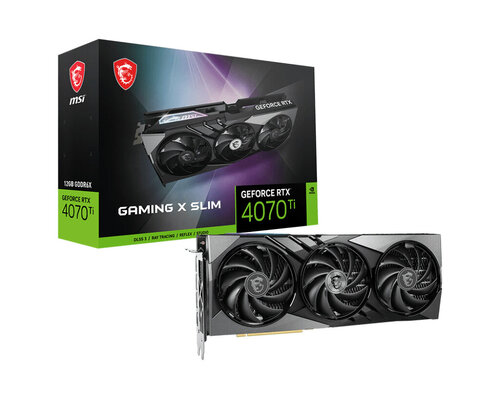 Περισσότερες πληροφορίες για "MSI GEFORCE RTX 4070 TI GAMING X SLIM 12G"