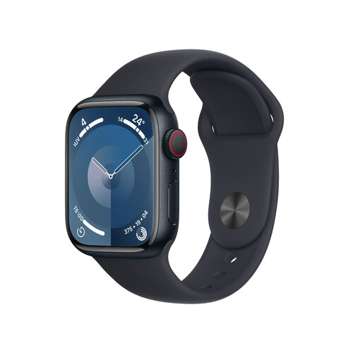 Περισσότερες πληροφορίες για "Apple Watch Series 9 (41mm/LTE/Μαύρο/Αλουμίνιο)"