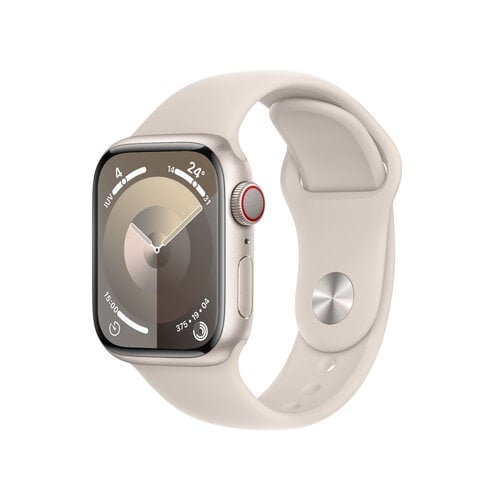 Περισσότερες πληροφορίες για "Apple Watch Series 9 (41mm/LTE/Μπεζ/Αλουμίνιο)"