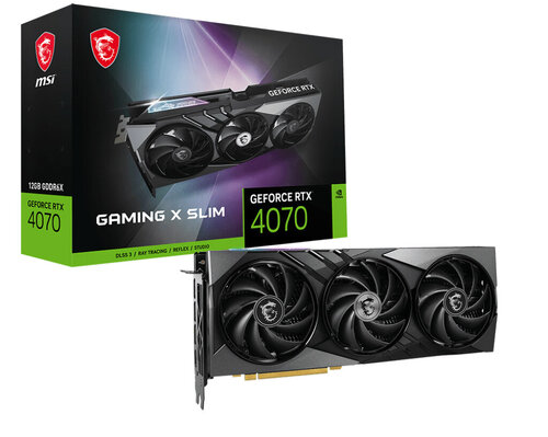 Περισσότερες πληροφορίες για "MSI GEFORCE RTX 4070 GAMING X SLIM 12G"