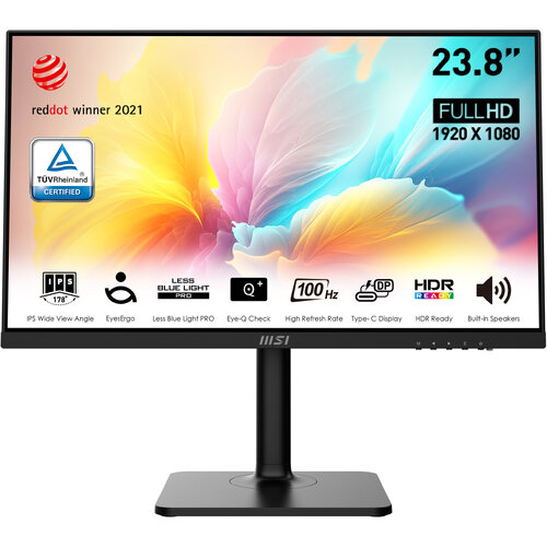 Περισσότερες πληροφορίες για "MSI Modern MD2412P (23.8"/Full HD)"