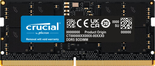 Περισσότερες πληροφορίες για "Crucial CT16G48C40S5-P (16 GB/DDR5/4800MHz)"